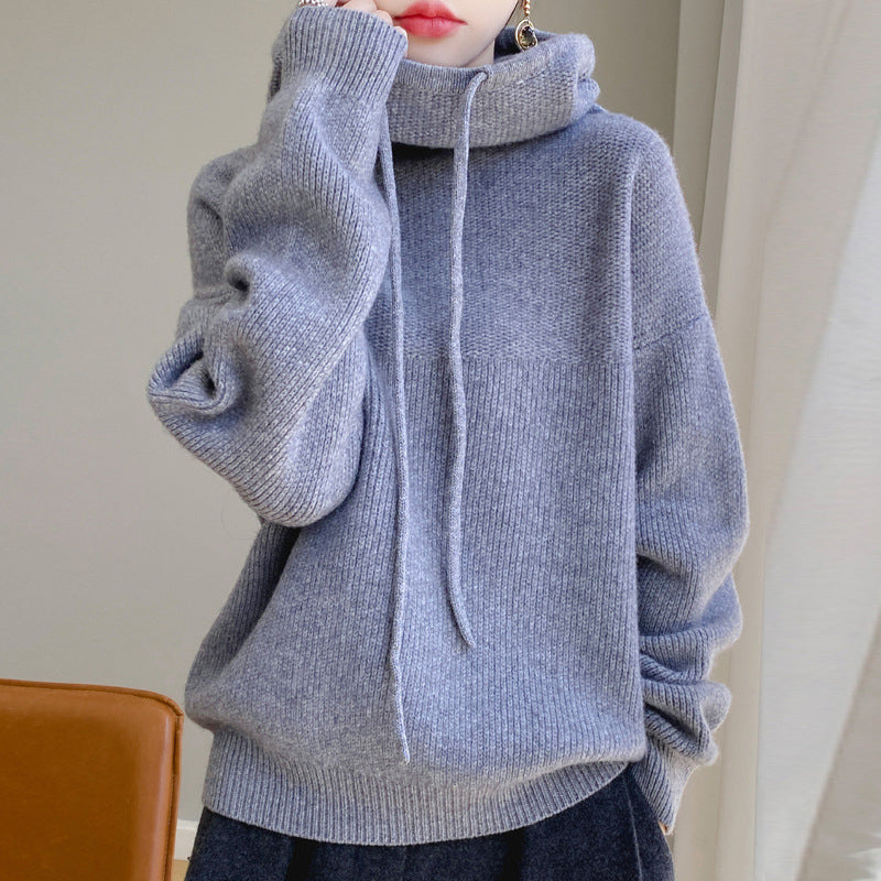 Relaxed Fit Women's Hoodie Sweater