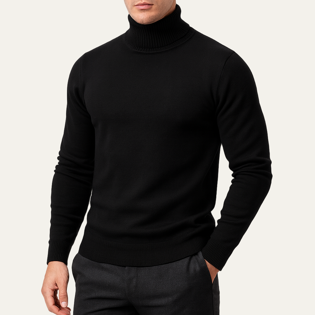 Exclusive Turtleneck Sweater for Men – Elegant, Soft & Versatile 1