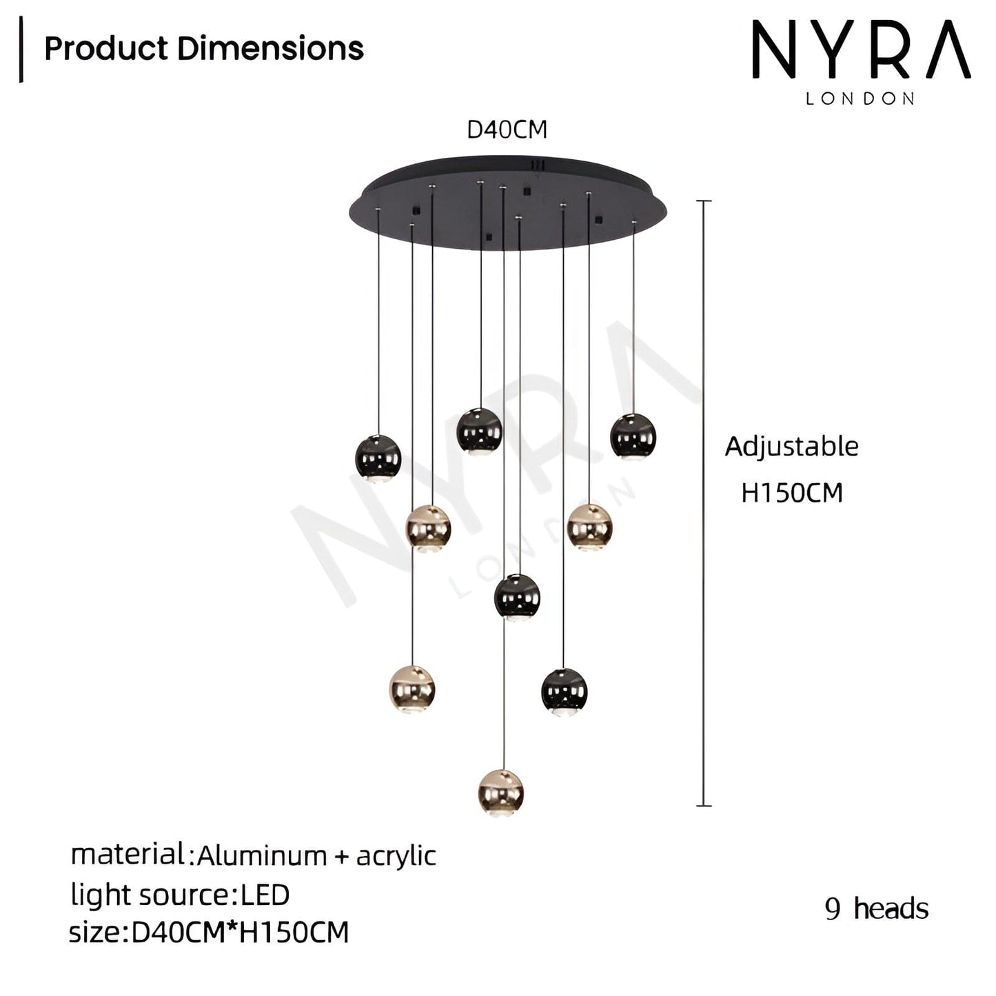 Elegant Drop Crystal Ceiling Light