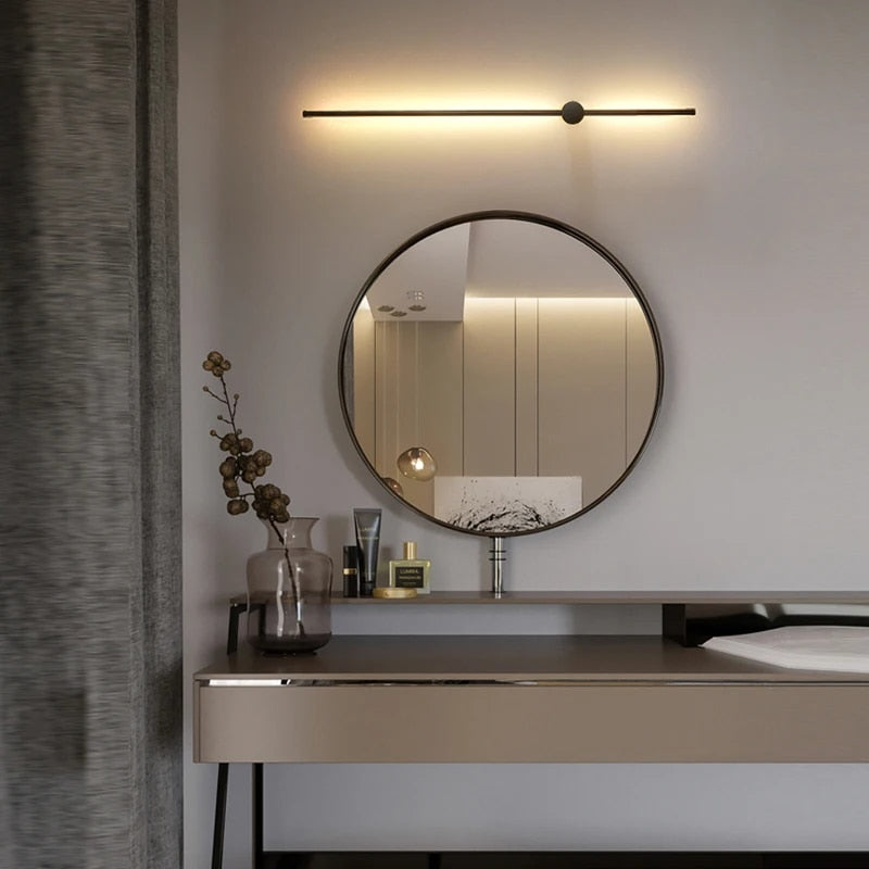 Slim Modern LED Wall Light With Warm Glow - BritishElegance