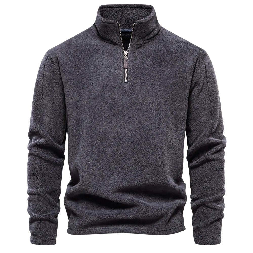 Warm Men's Fleece High Neck Winter Sweater