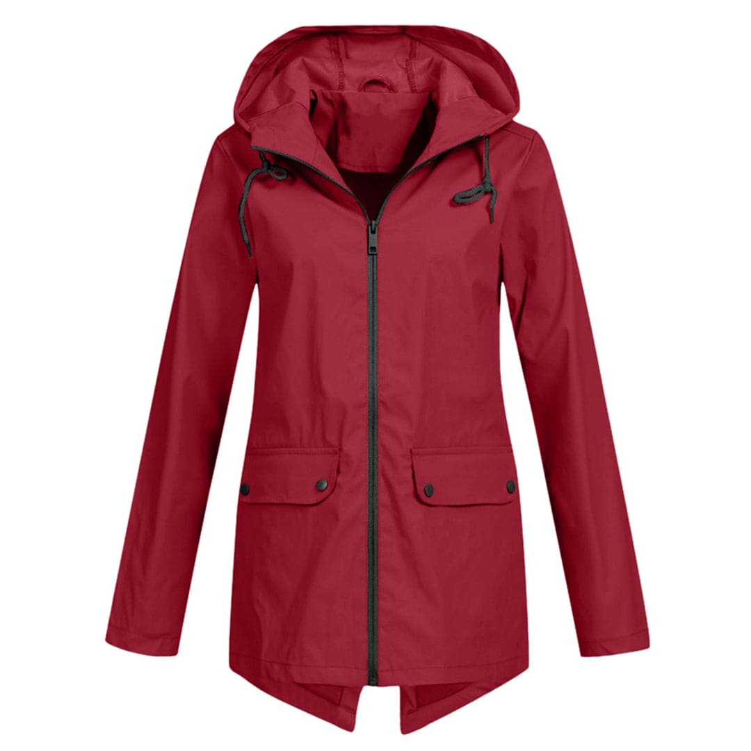 Ladies' Fleece Lined Hooded Coat