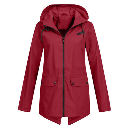 Ladies' Fleece Lined Hooded Coat