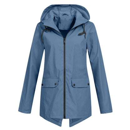 Ladies' Fleece Lined Hooded Coat