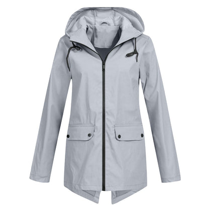 Ladies' Fleece Lined Hooded Coat
