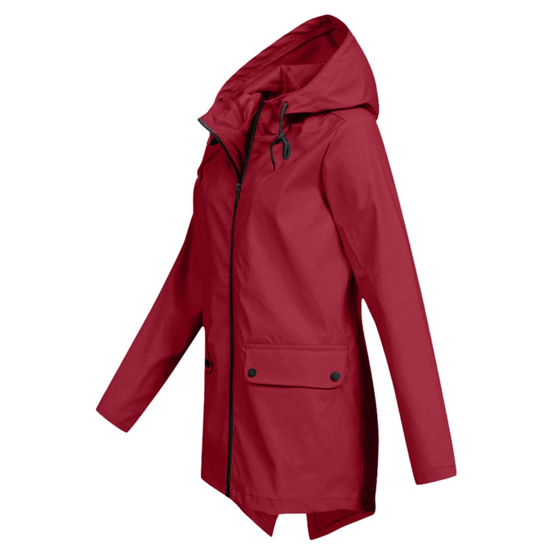Ladies' Fleece Lined Hooded Coat - VogeLuxe
