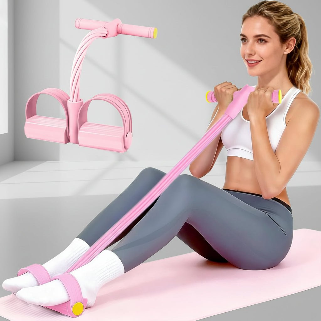 Home Gym Fitness Resistance Band Kit with Handles - VogeLuxe