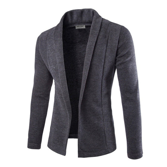 Casual Men's Open Front Sweater - VogeLuxe