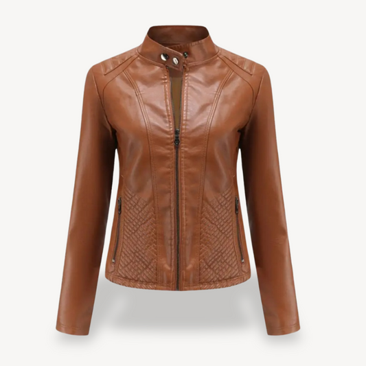 Faux Leather Jacket for Women