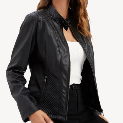Faux Leather Jacket for Women
