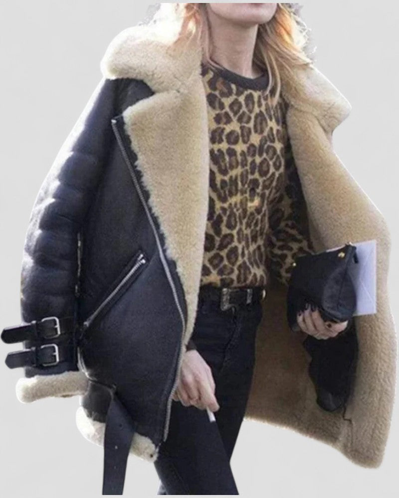 VogeLuxe | Women’s Winter Faux Leather Jacket