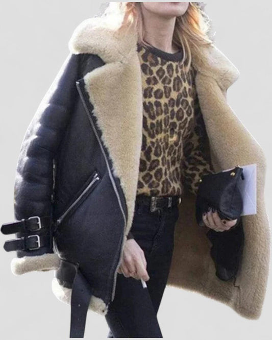 VogeLuxe | Women’s Winter Faux Leather Jacket