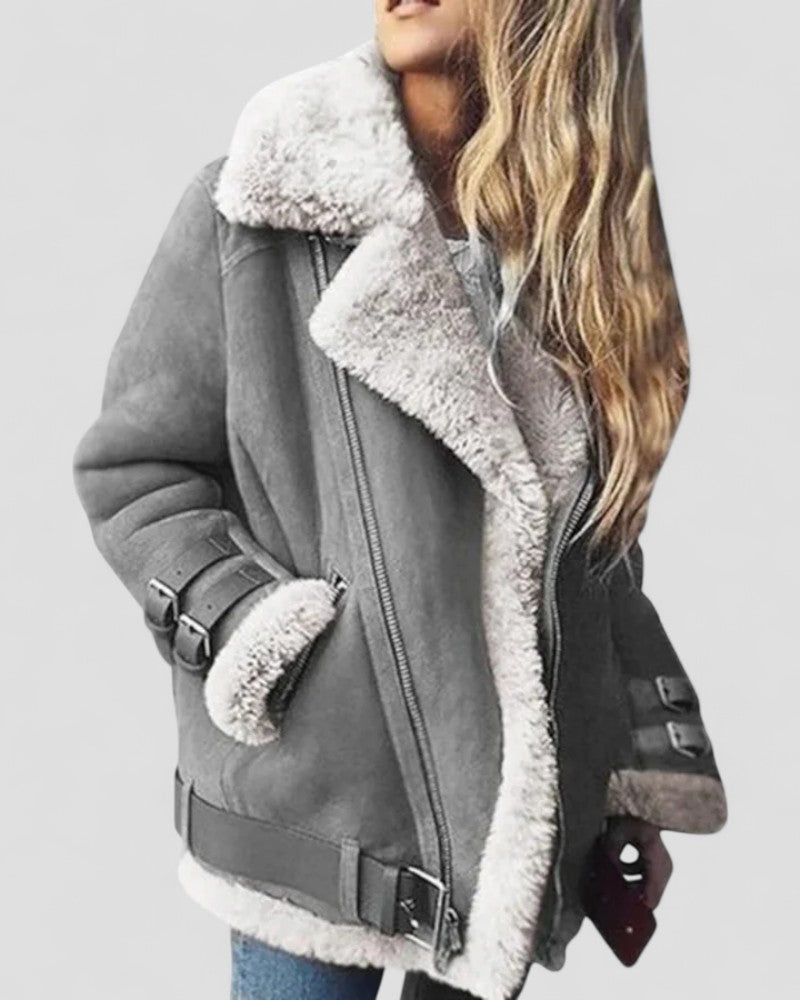 VogeLuxe | Women’s Winter Faux Leather Jacket