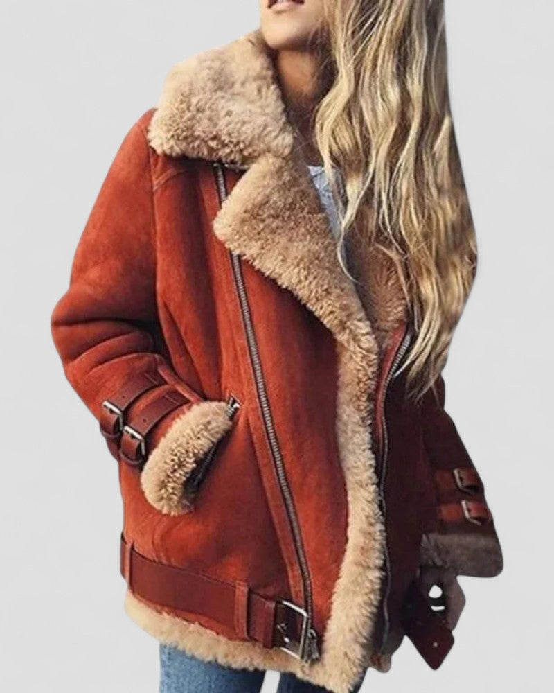 VogeLuxe | Women’s Winter Faux Leather Jacket