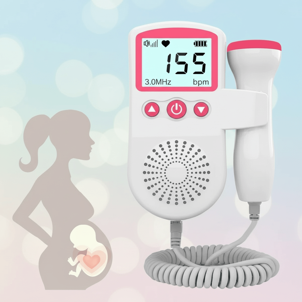 Portable Baby Heart Monitor 3MHz Digital Display - VogeLuxe