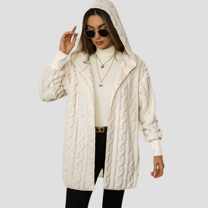 Filicity | Fleece Hooded Coat 5
