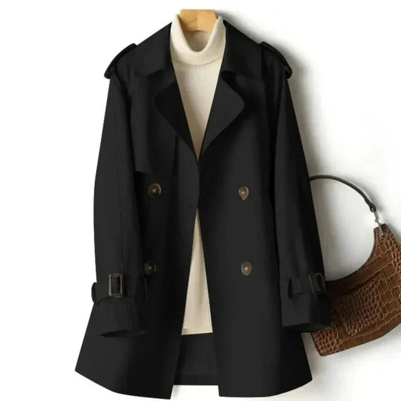 Classic Women's Belted Trench Coat
