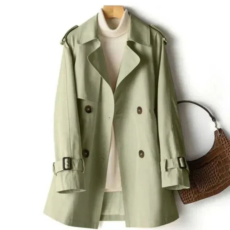 Classic Women's Belted Trench Coat
