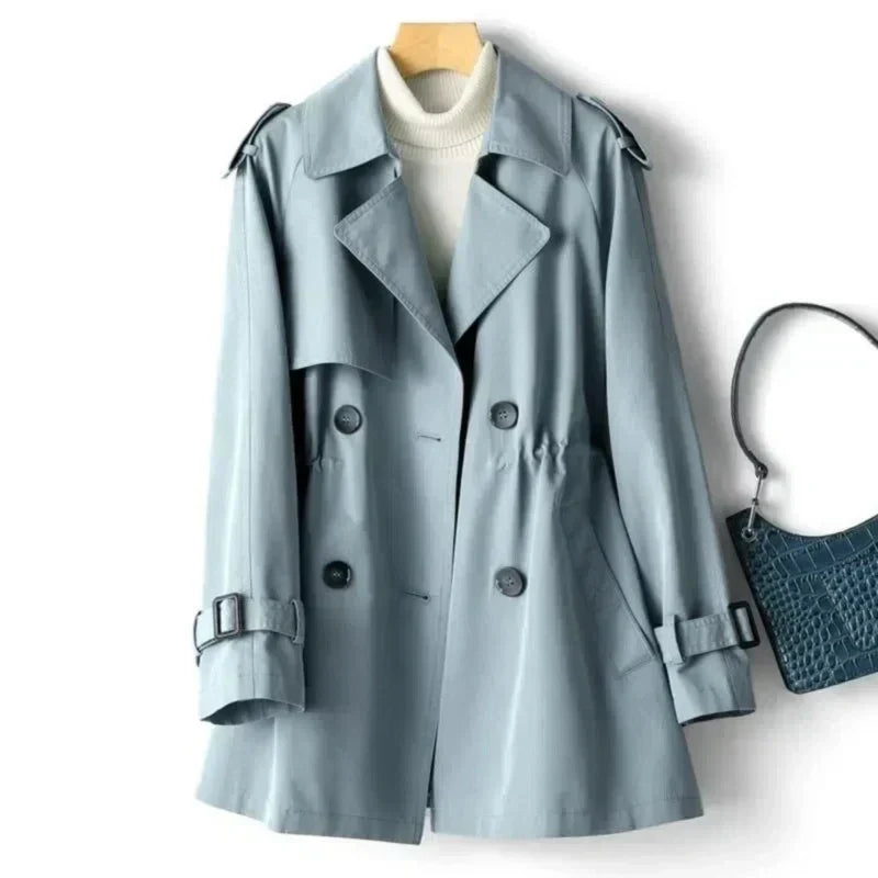 Classic Women's Belted Trench Coat