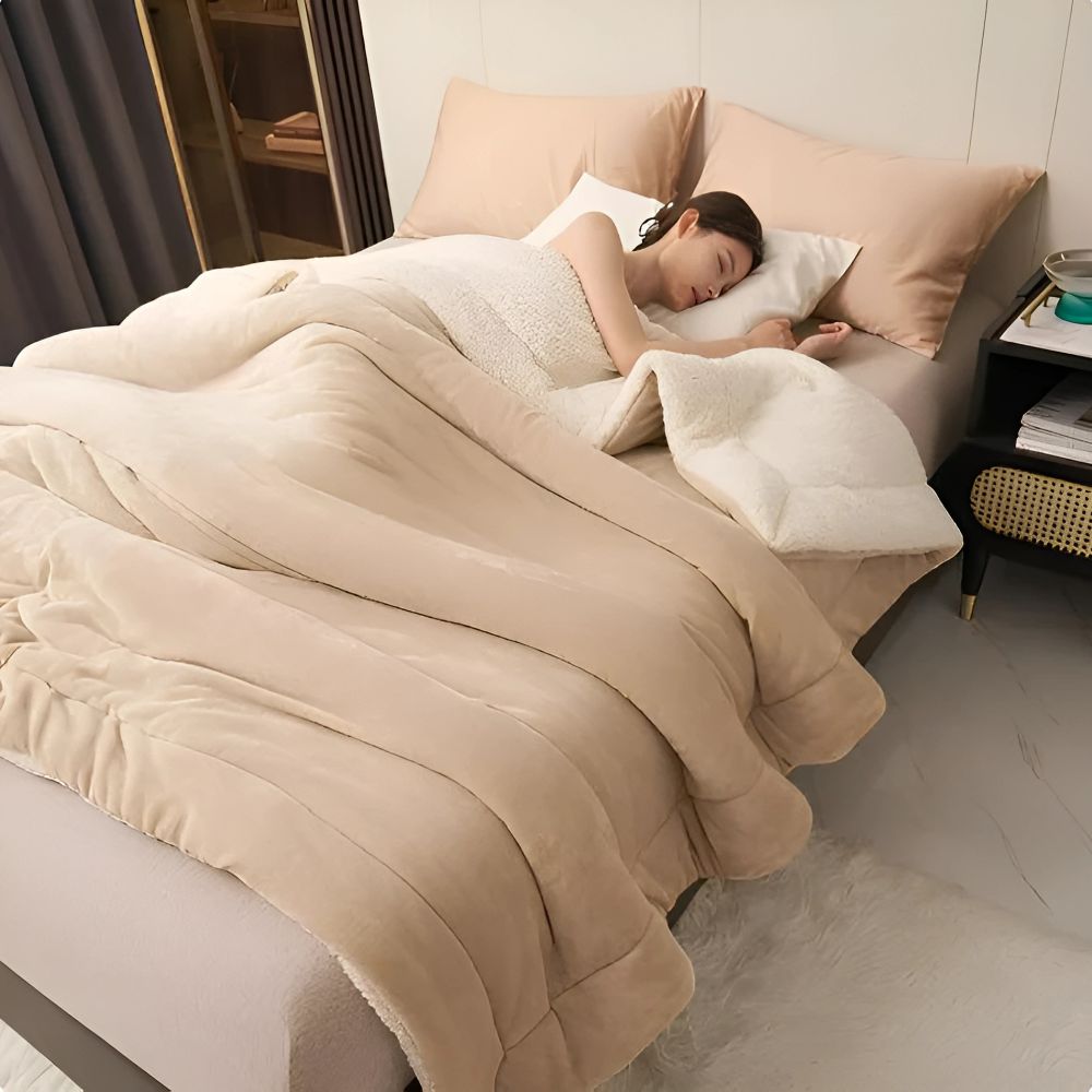 Soft Plush Reversible Blanket - VogeLuxe