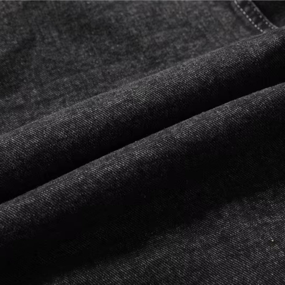 Fleece-Lined Men's Denim Jacket