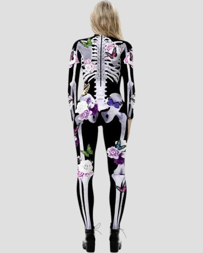VogeLuxe | Women’s Floral Skeleton Jumpsuit
