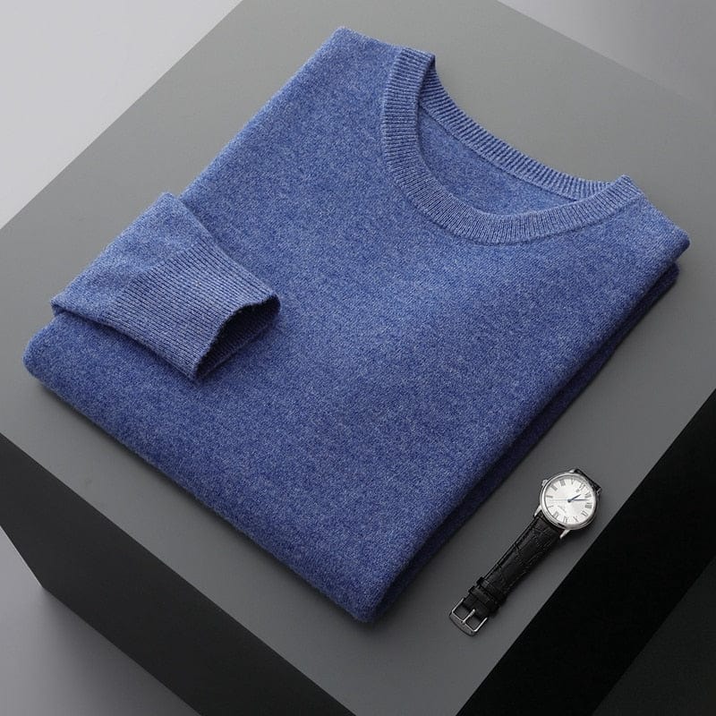Cozy Men's Winter Crew Sweater - VogeLuxe