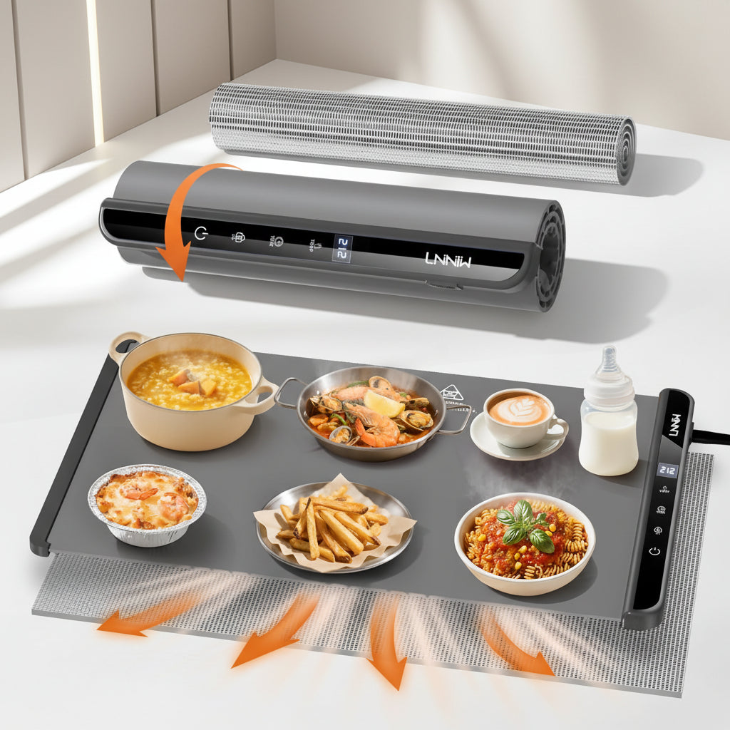 Electric Heat Resistant Food Warmer Tray