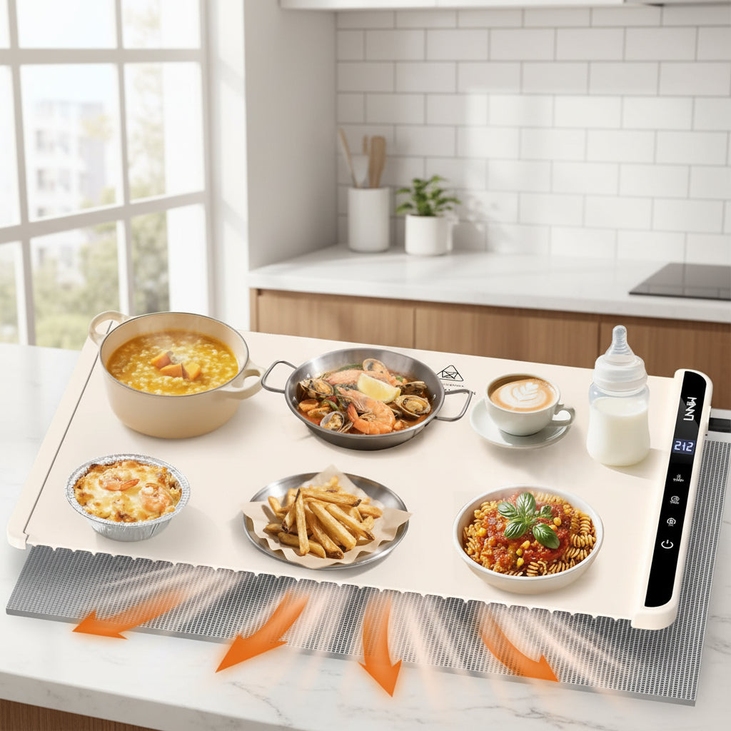 Electric Heat Resistant Food Warmer Tray