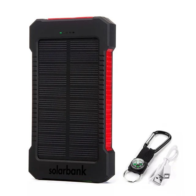 Portable 20000mAh Outdoor Solar Charger