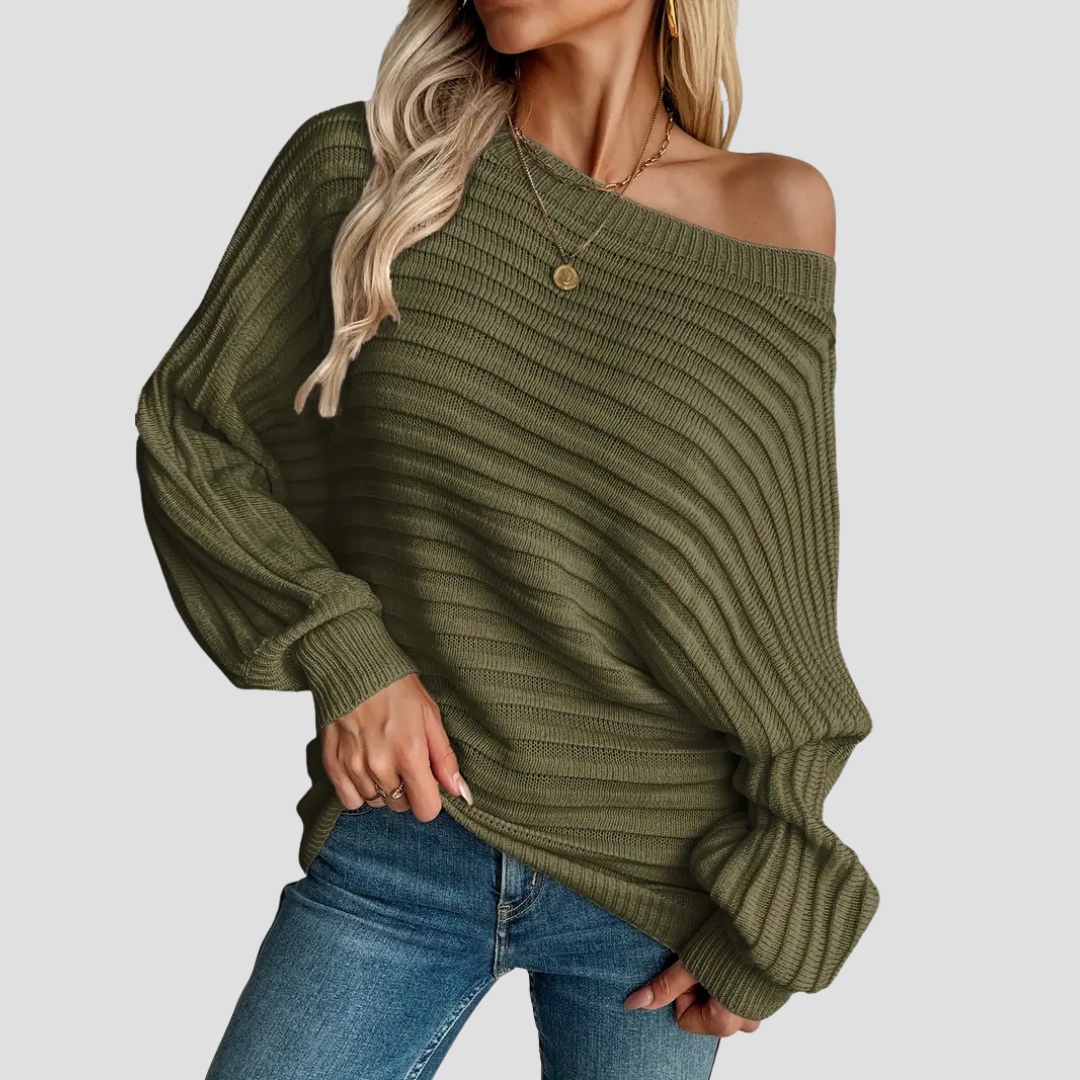 Francesca | Off-Shoulder Sweater 0