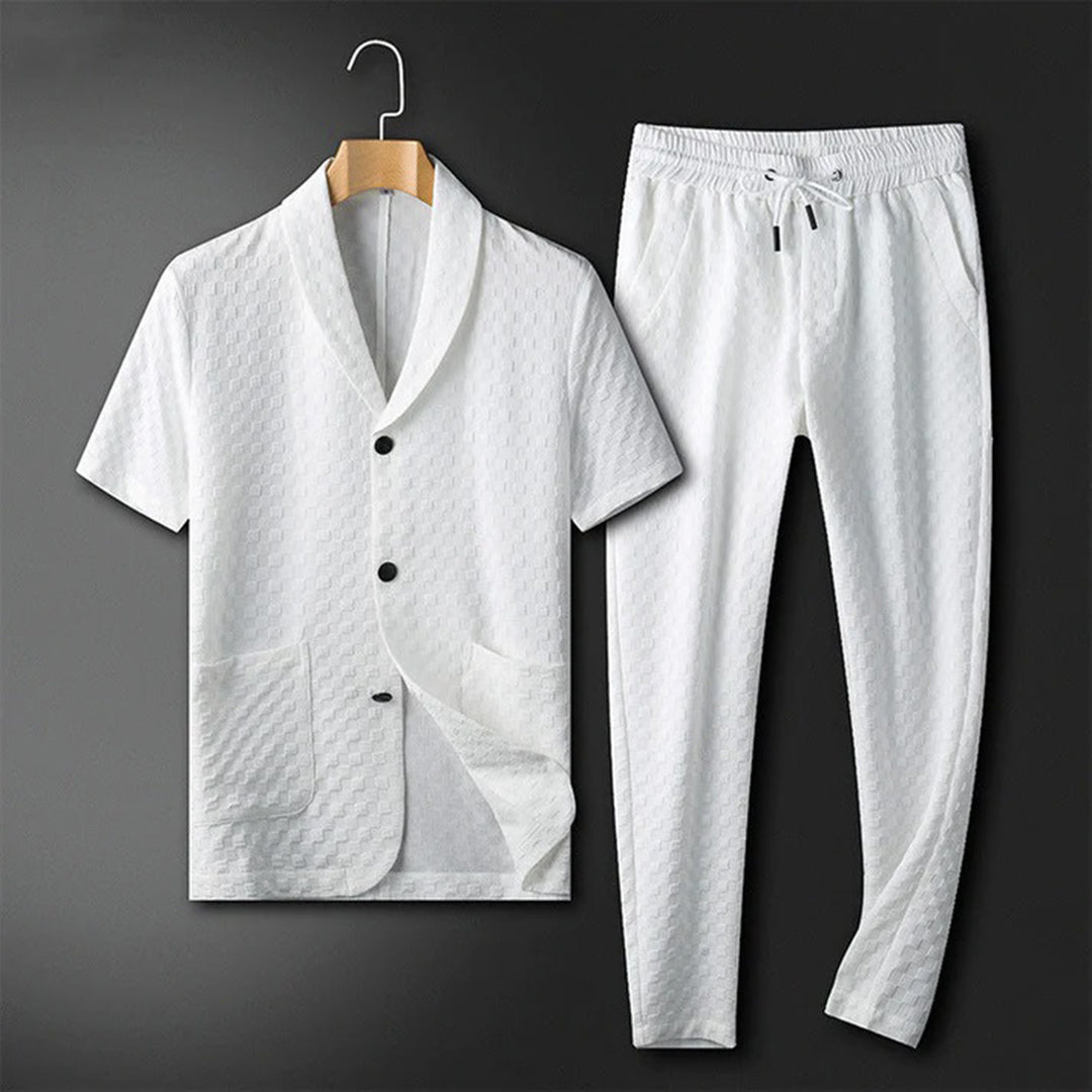 Stylish Casual Shirt and Pants Set for Men - BritishElegance