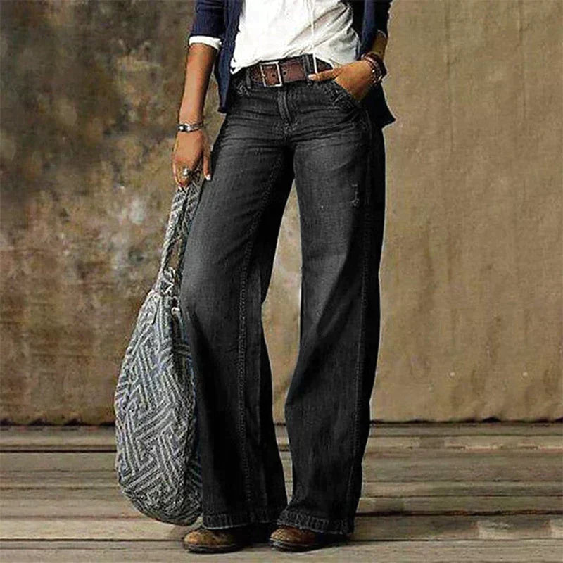 Comfortable Women's Loose Fit Jeans Pants