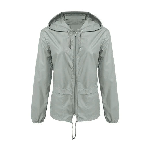 Waterproof Women's Parka Jacket With Hood And Zip