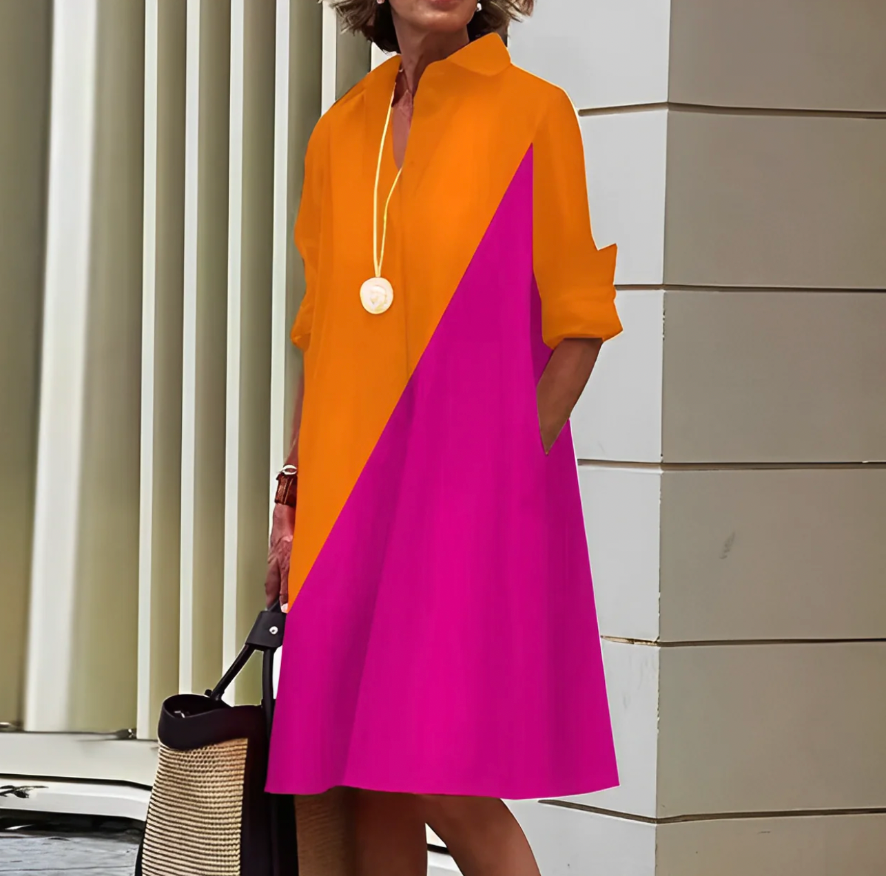 Chic Summer Midi Dress for Women