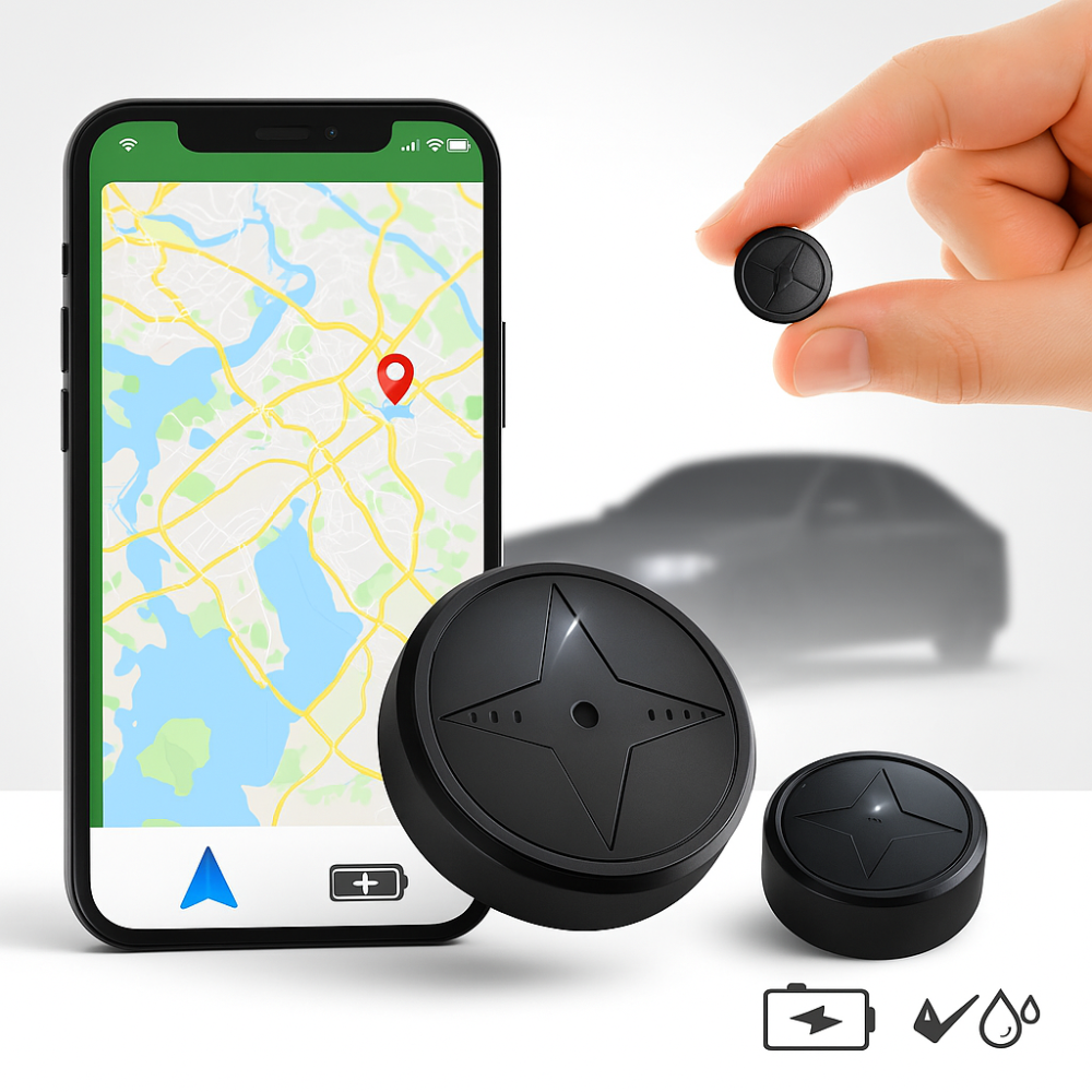 Compact Car GPS Magnetic Vehicle Locator - VogeLuxe