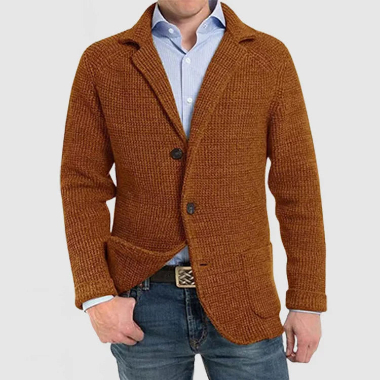 Classic Men's 2-Button Knit Jacket
