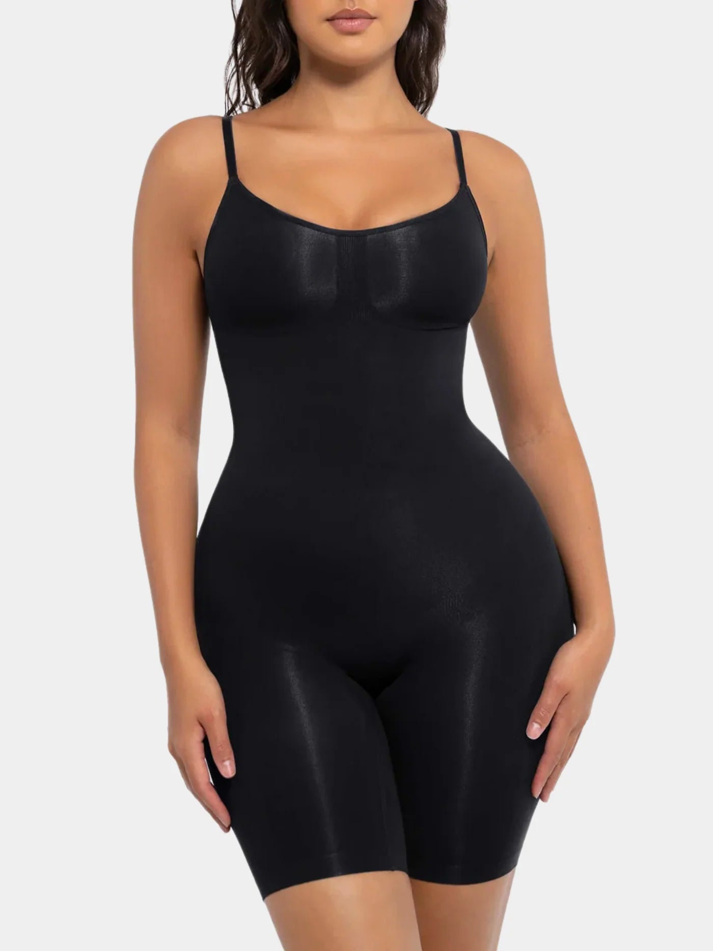 Comfortable Shapewear Bodysuit with Adjustable Straps - VogeLuxe