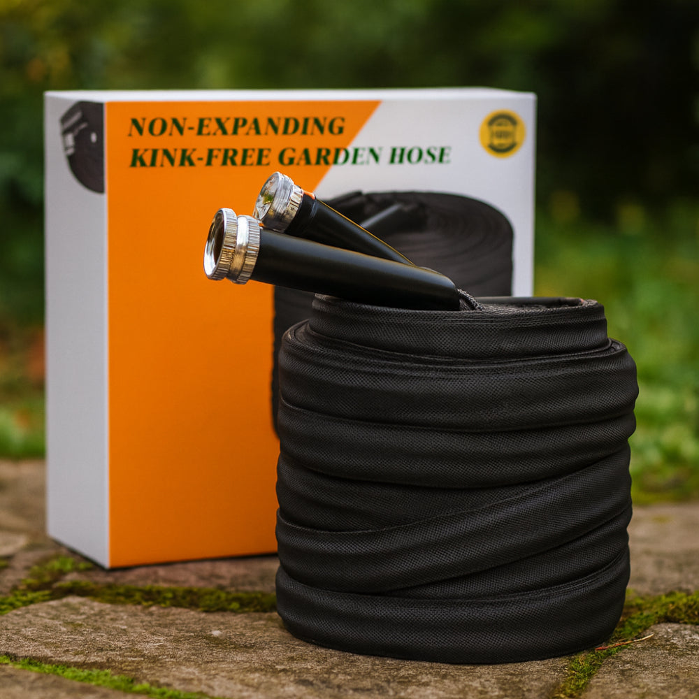 Flexible Kink Free Garden Hose with Compact Storage - VogeLuxe