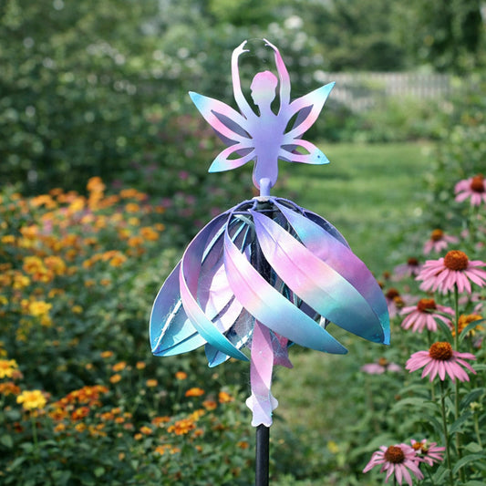 Colorful Outdoor Metal Windmill Garden Decor - VogeLuxe