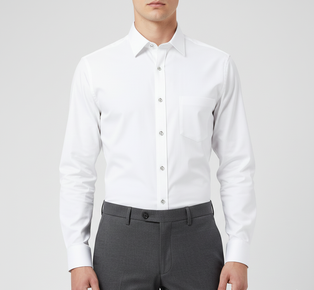 Vogue Cotton Men's Slim Fit Dress Shirt