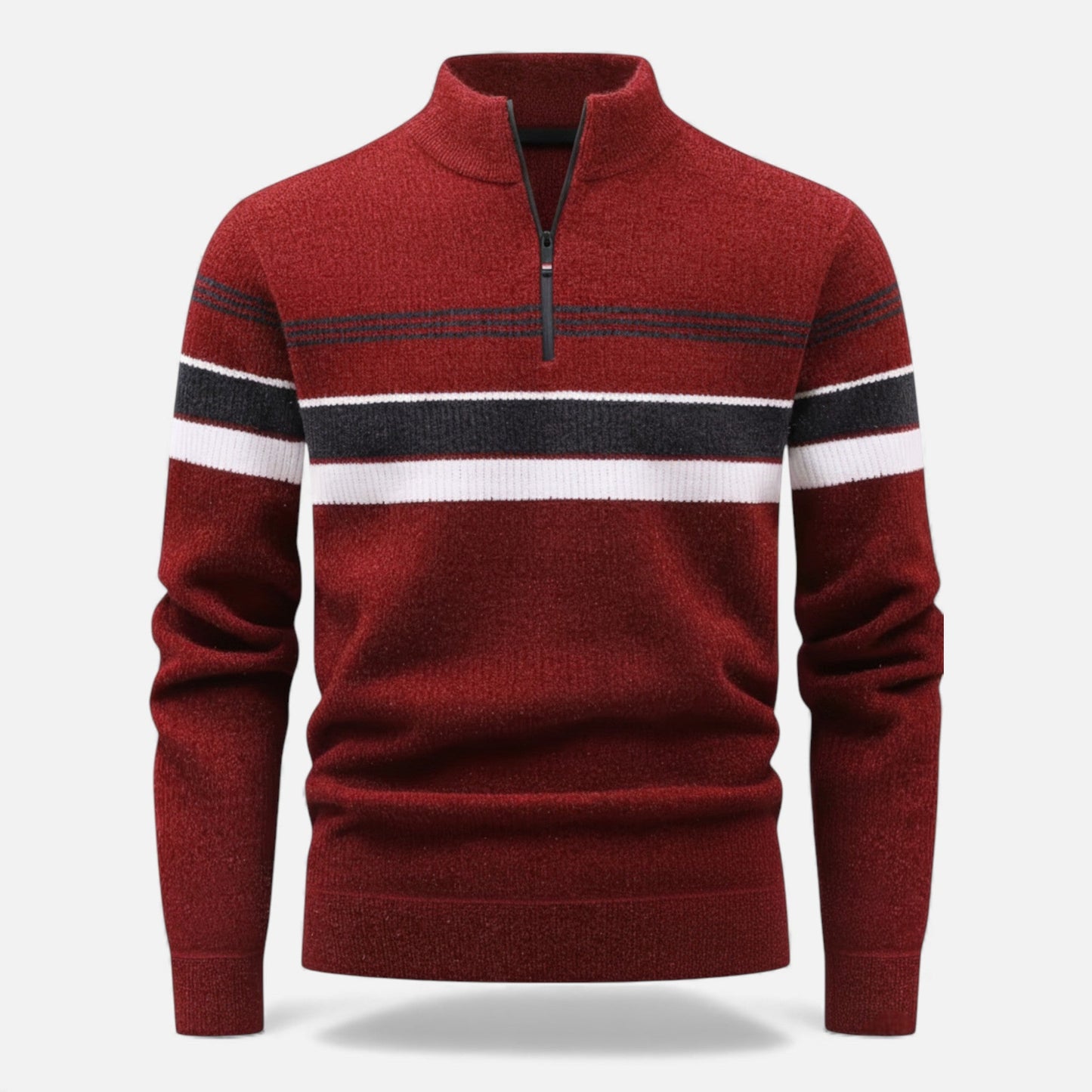 Warm Men's Cable Knit Crew Sweater