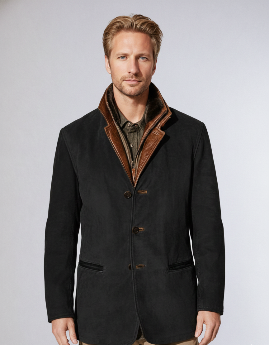 Classic Men's Leather Jacket