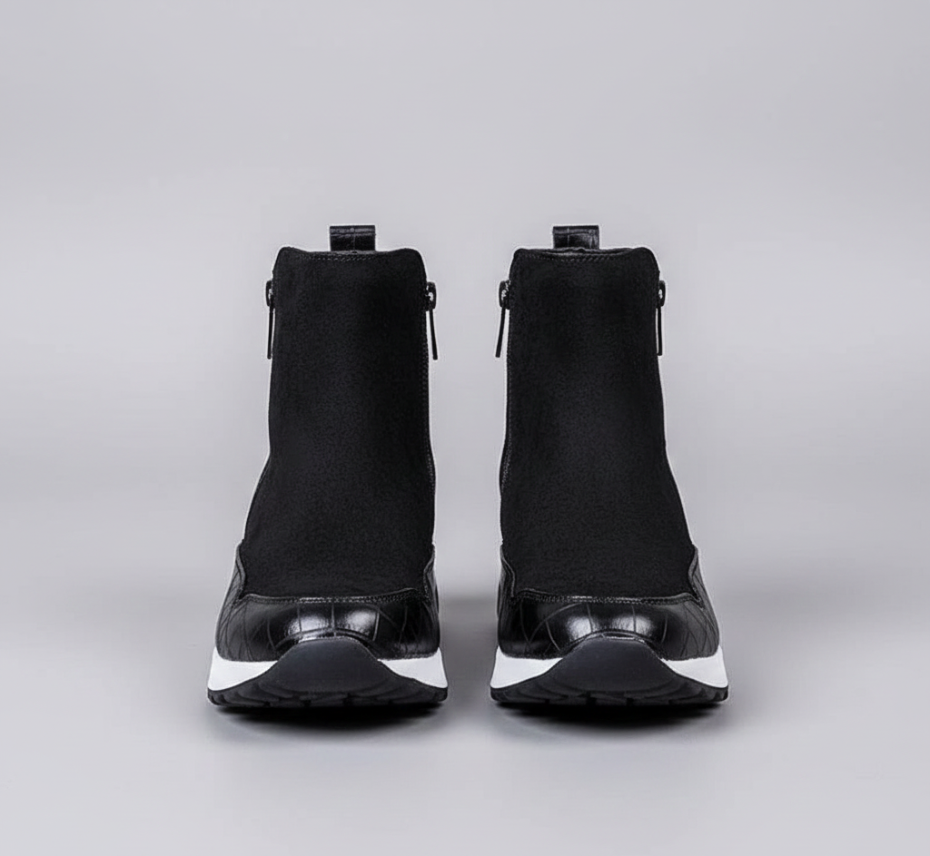 Stylish Women's Block Heel Ankle Boots