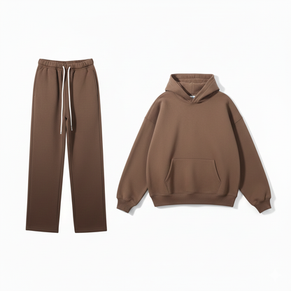 Soft Men's Fleece Hoodie and Sweatpants Set