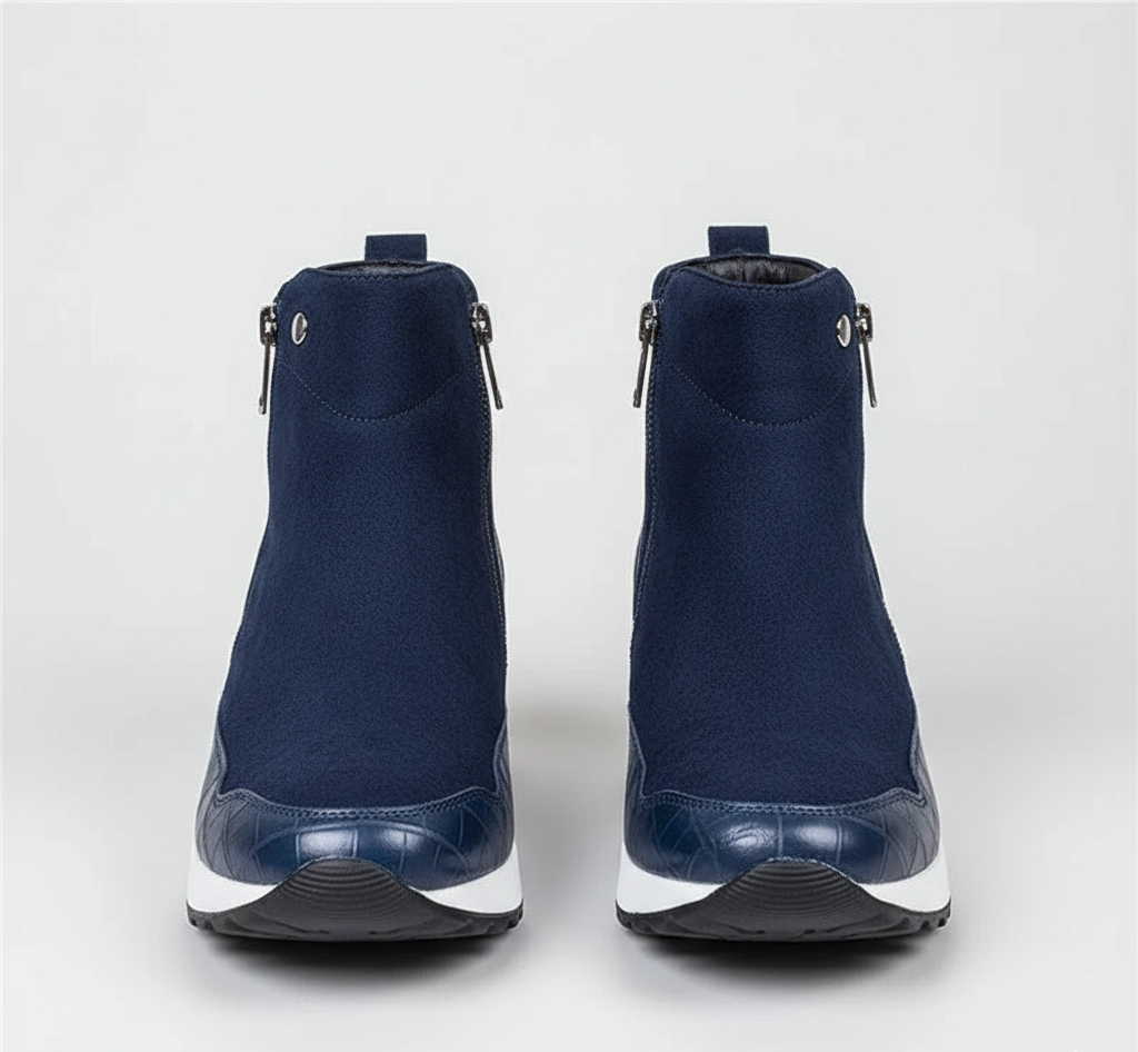 Stylish Women's Block Heel Ankle Boots