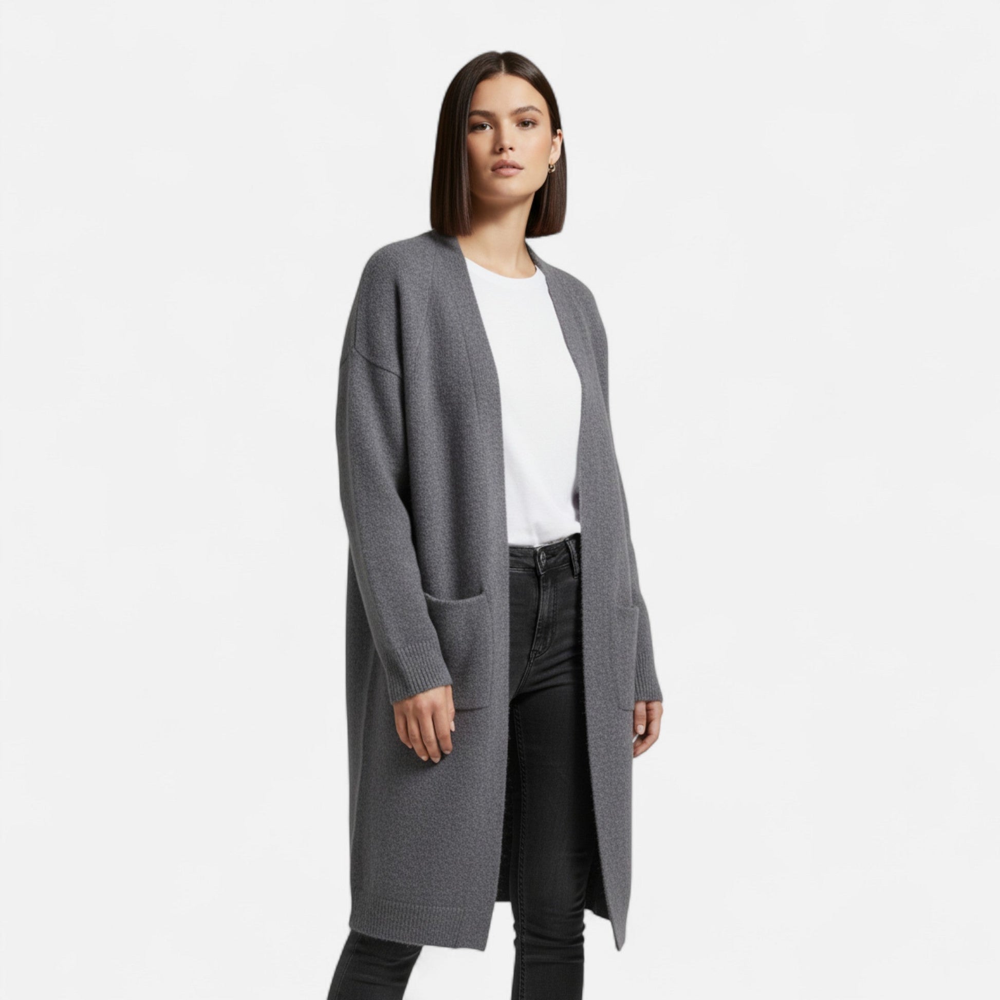 Cozy Women's Chunky Open Cardigan Sweater - VogeLuxe