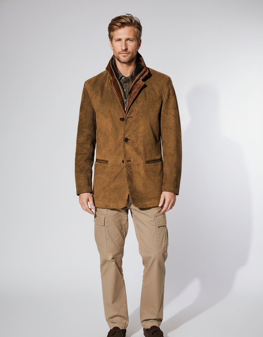 Classic Men's Leather Jacket