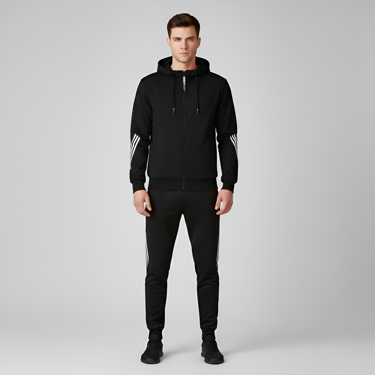 Vogue Sporty Men's Hoodie and Jogger Pants Set - VogeLuxe