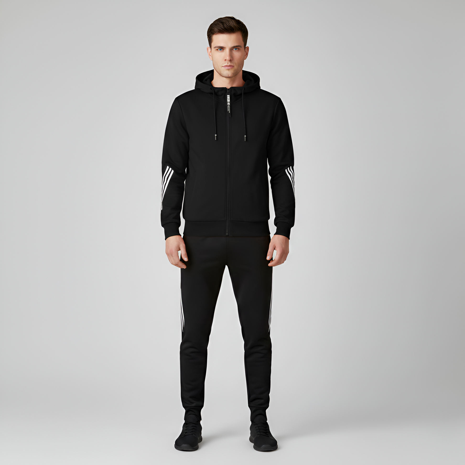 Vogue Sporty Men's Hoodie and Jogger Pants Set - VogeLuxe